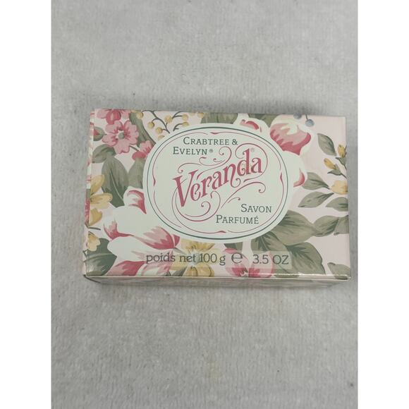 VINTAGE 1992 Crabtree & Evelyn VERANDA Perfumed Soap In Box 3.5 OZ Full Size - Picture 4 of 7
